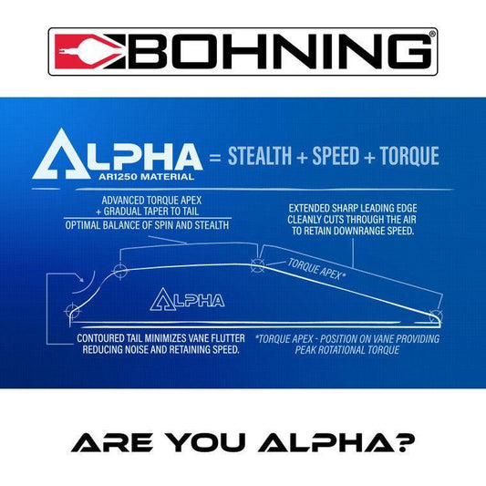 Bohning Archery Alpha Vane 2.8"