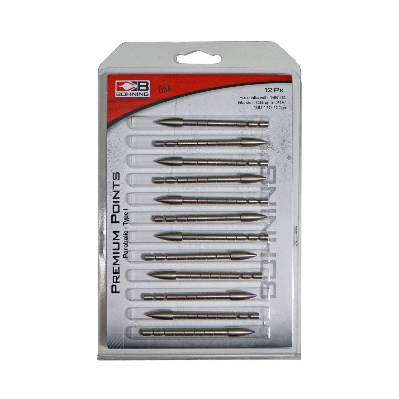 Bohning Archery Parabolic Break-off Points ID .166" - 12 Pack