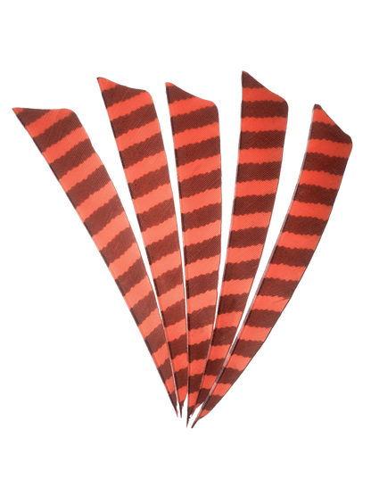 Badass Archery Barred Right Wing Feathers - 36 Pack