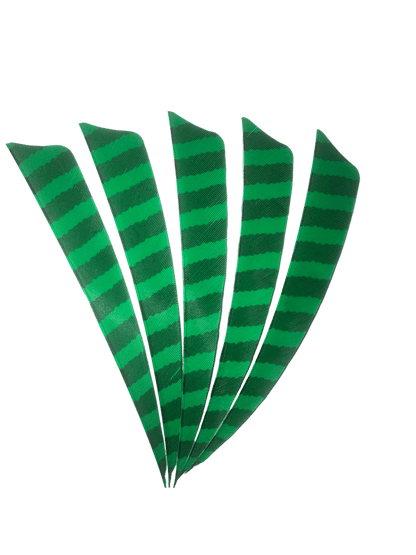 Badass Archery Barred Right Wing Feathers - 36 Pack