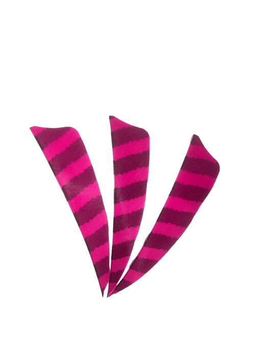 Badass Archery Barred Right Wing Feathers - 36 Pack