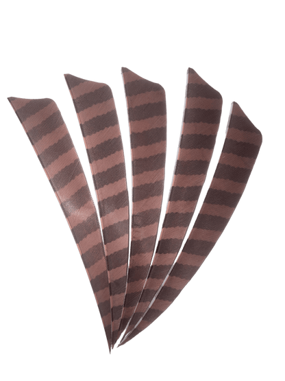 Badass Archery Barred Right Wing Feathers - 36 Pack