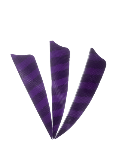 Badass Archery Barred Right Wing Feathers - 36 Pack