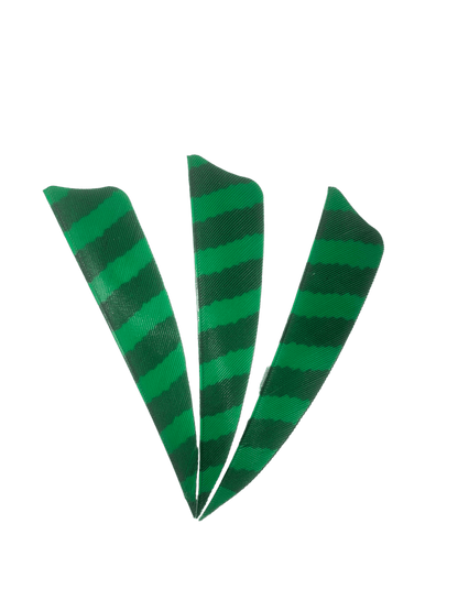 Badass Archery Barred Right Wing Feathers - 36 Pack