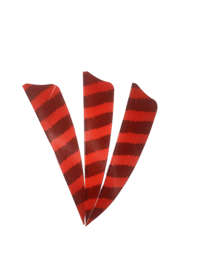 Badass Archery Barred Right Wing Feathers - 36 Pack