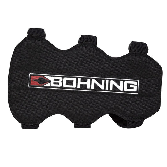 Bohning Archery 3 Strap Armguard - Black