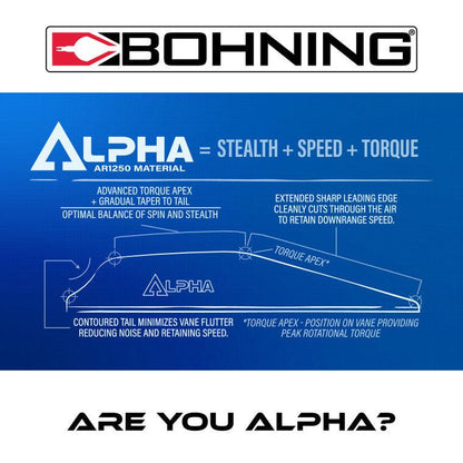 Bohning Archery Alpha Vane 2.8"