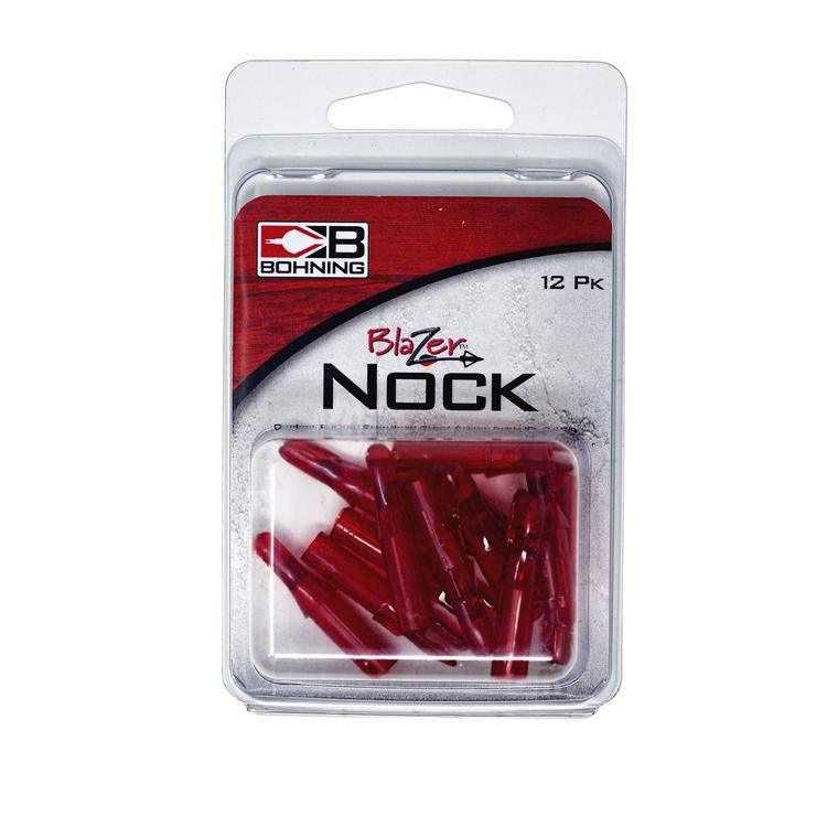 Bohning Archery Blazer Nock (.246 ID- 6.5MM) - 12 Pack