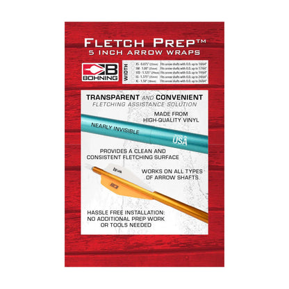 Bohning Archery Fletch Prep Wraps 5" - 30 Pack