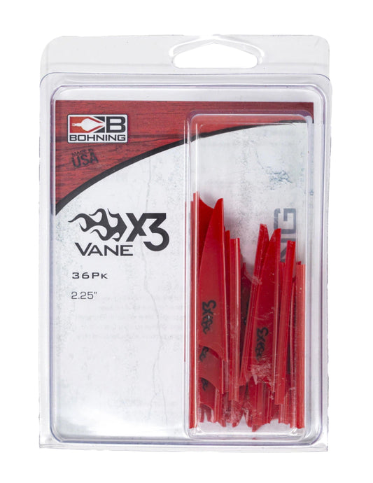 Bohning X3 Vane 2.25" - 36 Pack