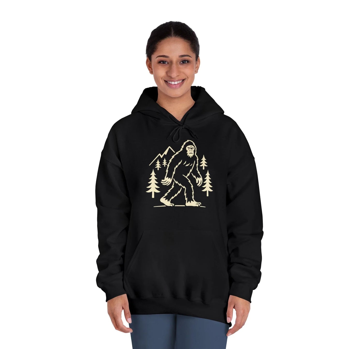 Collective Humor Mythical Creature Sasquatch Premium Hoodie